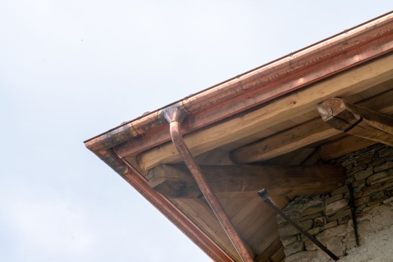 Copper Gutter Service detail