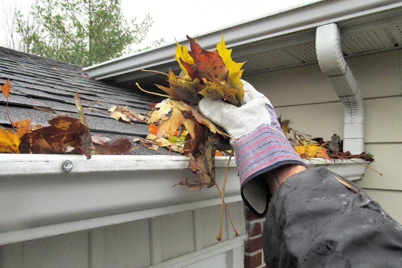 Gutter Cleaning Process